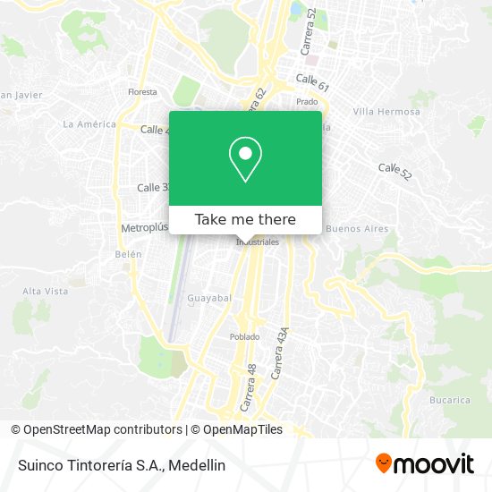 Suinco Tintorería S.A. map