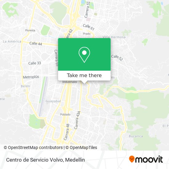 Centro de Servicio Volvo map