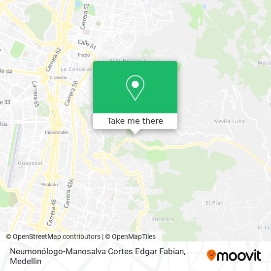 Neumonólogo-Manosalva Cortes Edgar Fabian map
