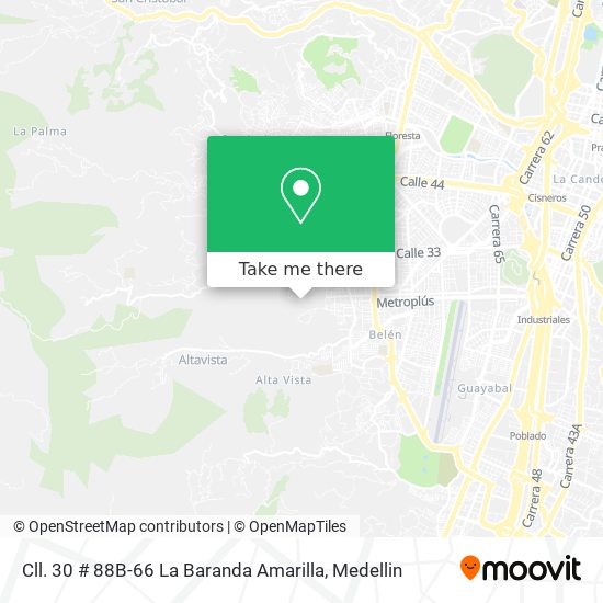 Cll. 30 # 88B-66 La Baranda Amarilla map
