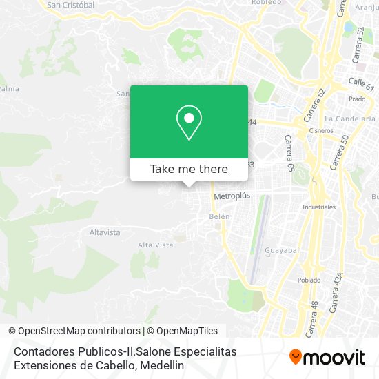 Contadores Publicos-Il.Salone Especialitas Extensiones de Cabello map