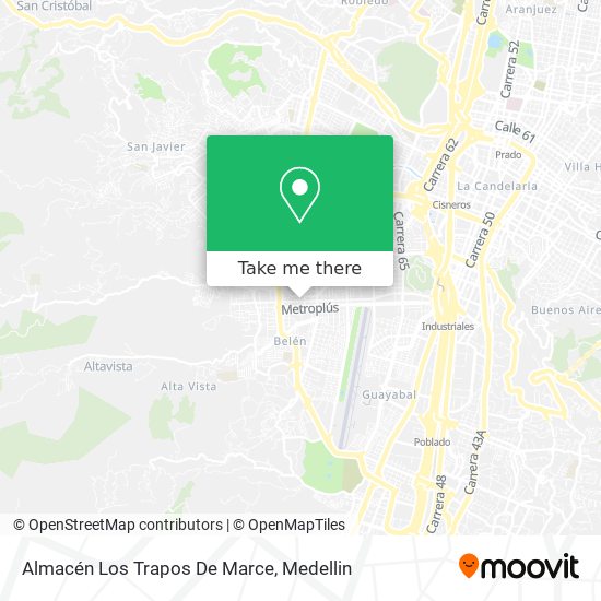 Almacén Los Trapos De Marce map