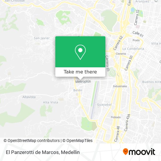 El Panzerotti de Marcos map