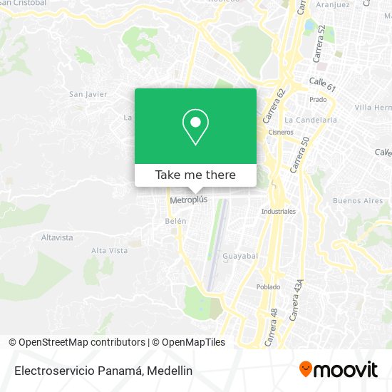 Electroservicio Panamá map