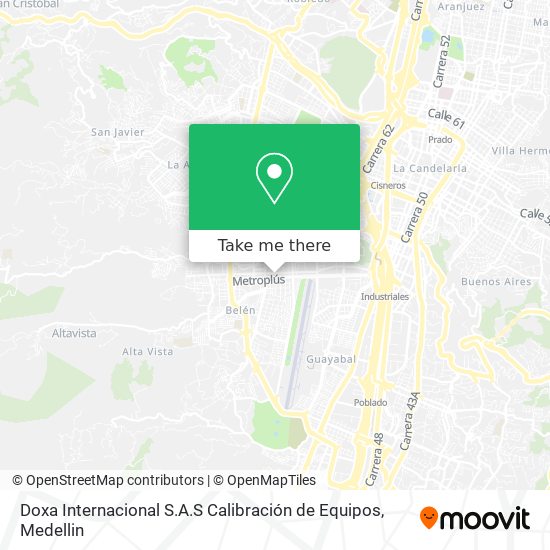 Doxa Internacional S.A.S Calibración de Equipos map