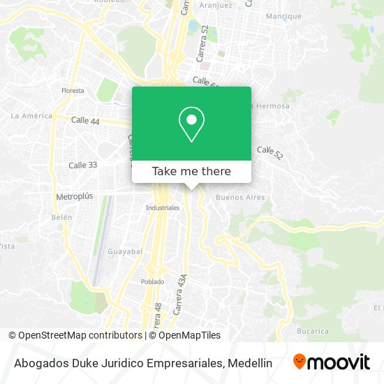Mapa de Abogados Duke Juridico Empresariales