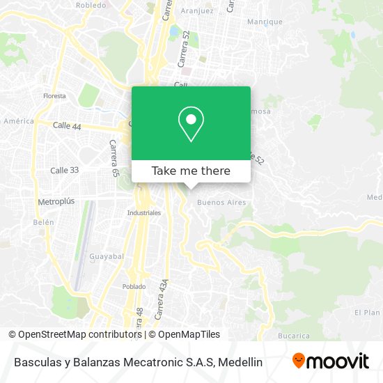 Basculas y Balanzas Mecatronic S.A.S map