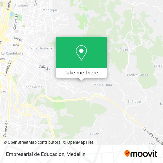 Empresarial de Educacion map