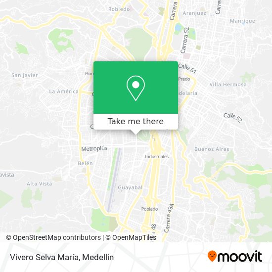 Mapa de Vivero Selva María
