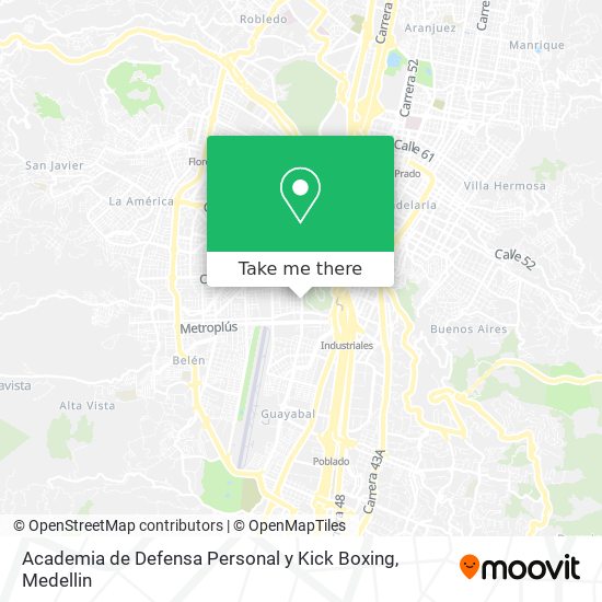 Academia de Defensa Personal y Kick Boxing map