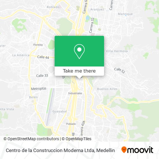 Centro de la Construccion Moderna Ltda map