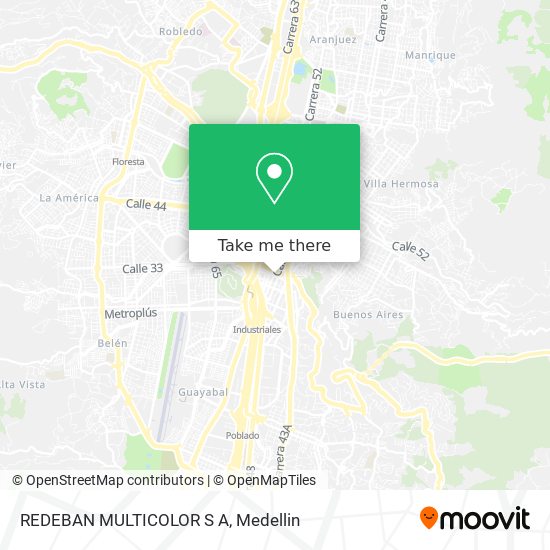 REDEBAN MULTICOLOR S A map