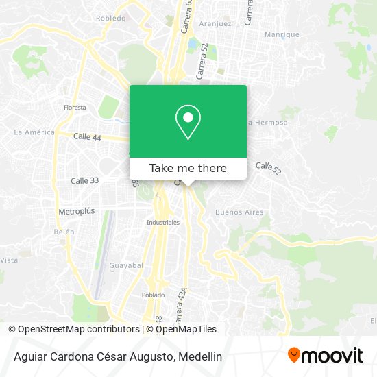 Aguiar Cardona César Augusto map