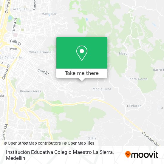 Institución Educativa Colegio Maestro La Sierra map