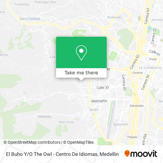 El Buho Y / O The Owl - Centro De Idiomas map