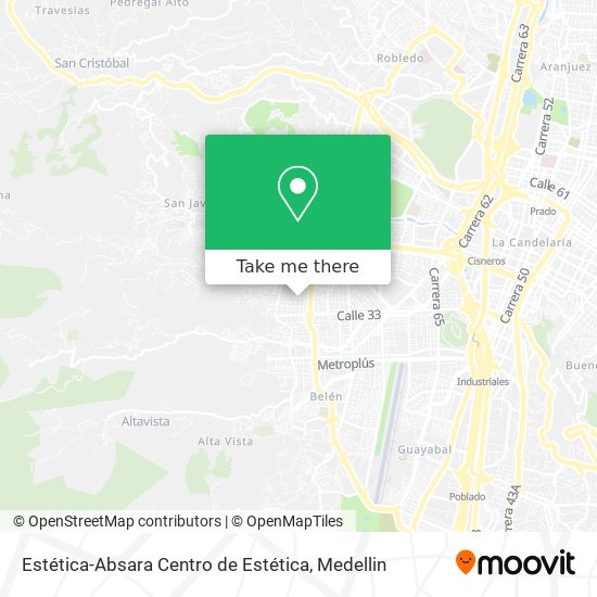 Estética-Absara Centro de Estética map