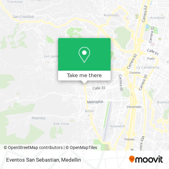 Eventos San Sebastian map
