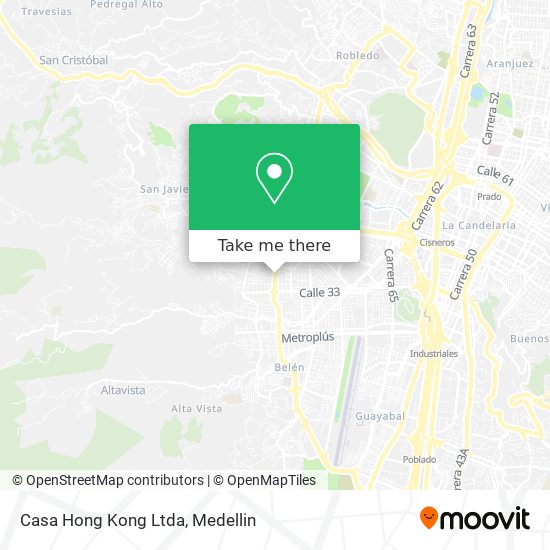 Mapa de Casa Hong Kong Ltda