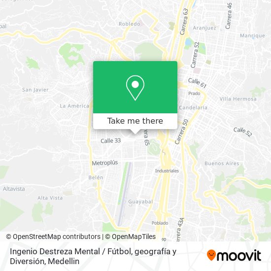 Mapa de Ingenio Destreza Mental / Fútbol, geografía y Diversión