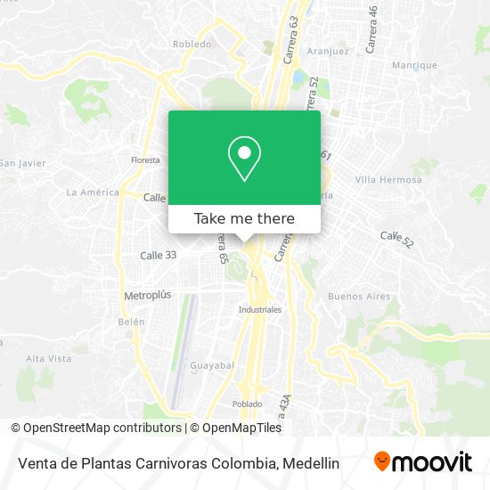 Venta de Plantas Carnivoras Colombia map