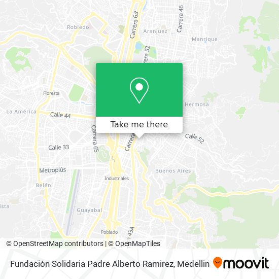 Fundación Solidaria Padre Alberto Ramirez map