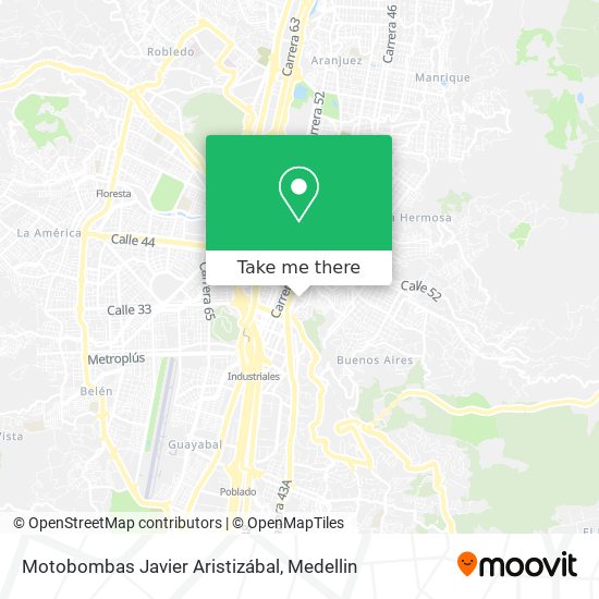 Motobombas Javier Aristizábal map