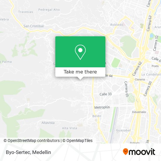 Mapa de Byo-Sertec