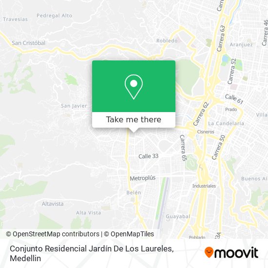 Conjunto Residencial Jardín De Los Laureles map