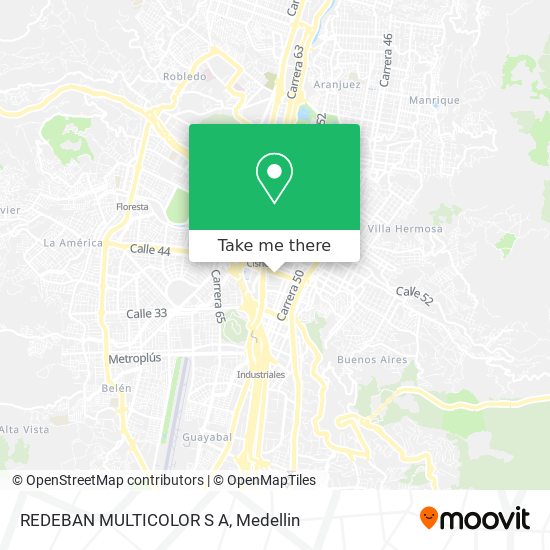 REDEBAN MULTICOLOR S A map