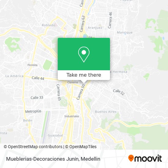 Mueblerias-Decoraciones Junín map
