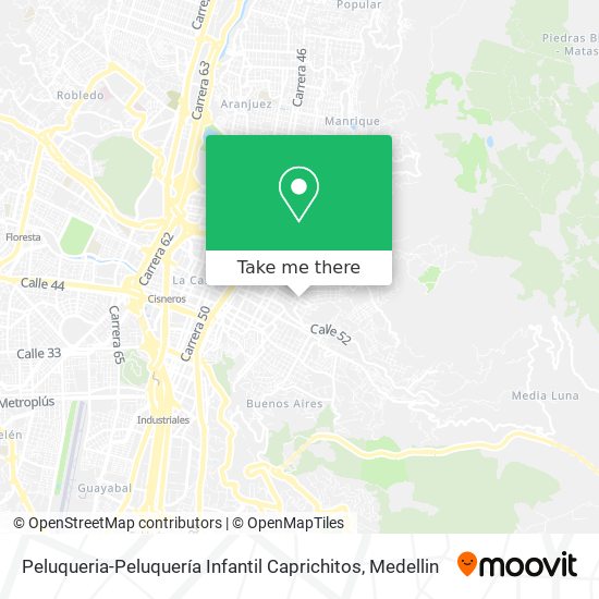 Peluqueria-Peluquería Infantil Caprichitos map