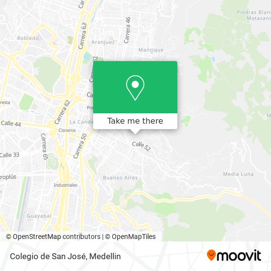 Mapa de Colegio de San José