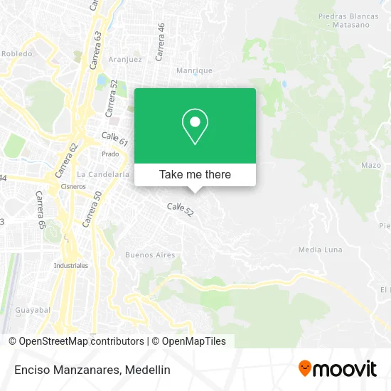 Enciso Manzanares map