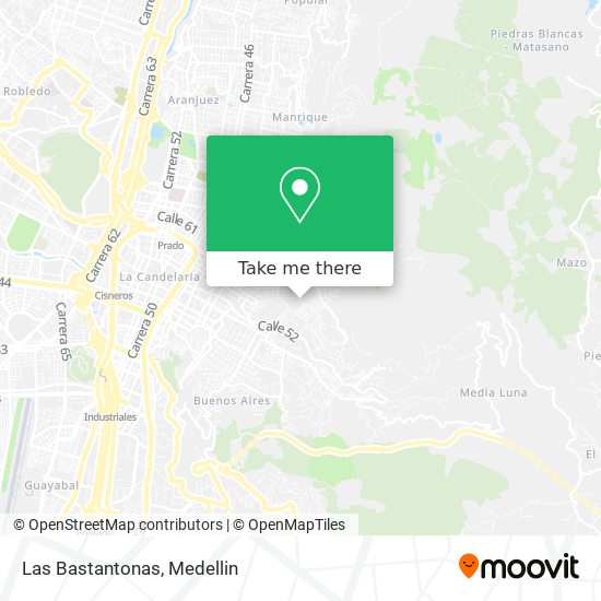 Mapa de Las Bastantonas