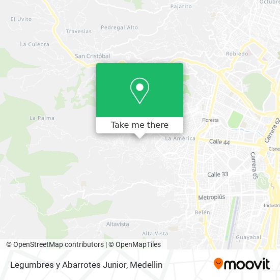 Legumbres y Abarrotes Junior map