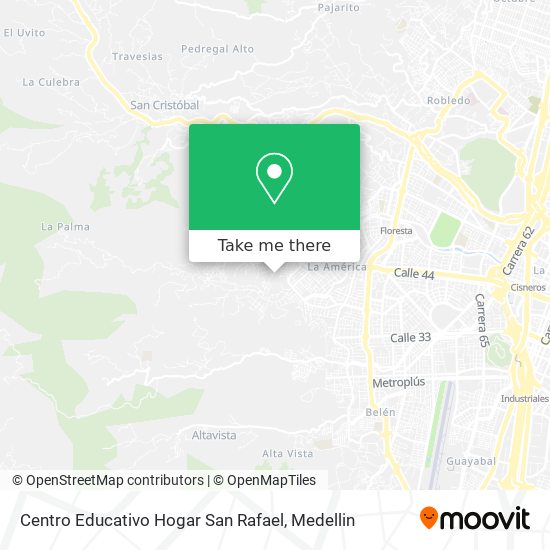 Mapa de Centro Educativo Hogar San Rafael