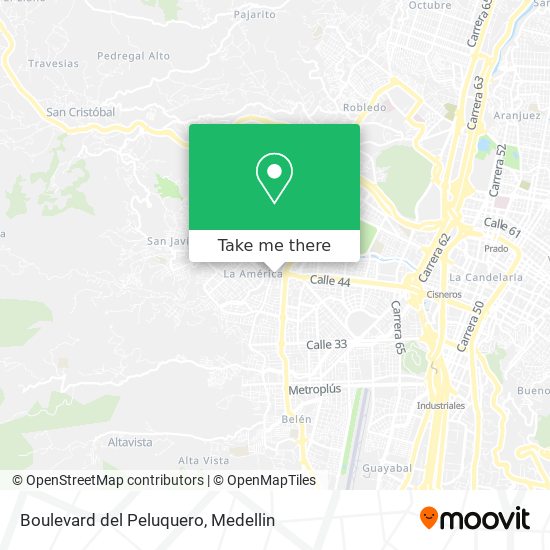Mapa de Boulevard del Peluquero