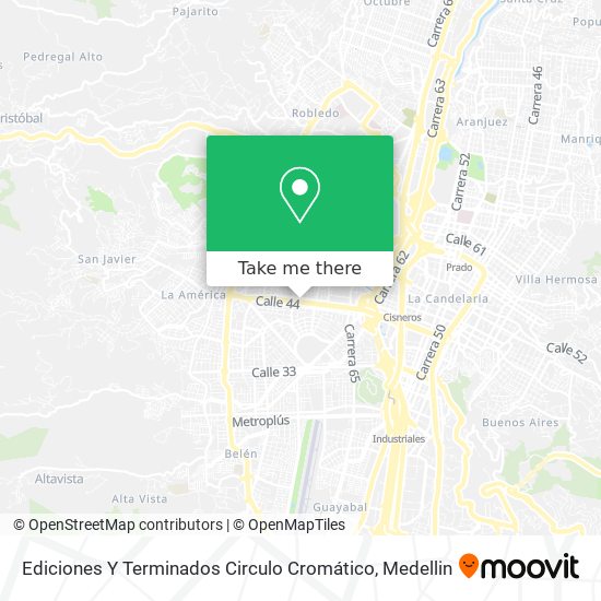 Ediciones Y Terminados Circulo Cromático map