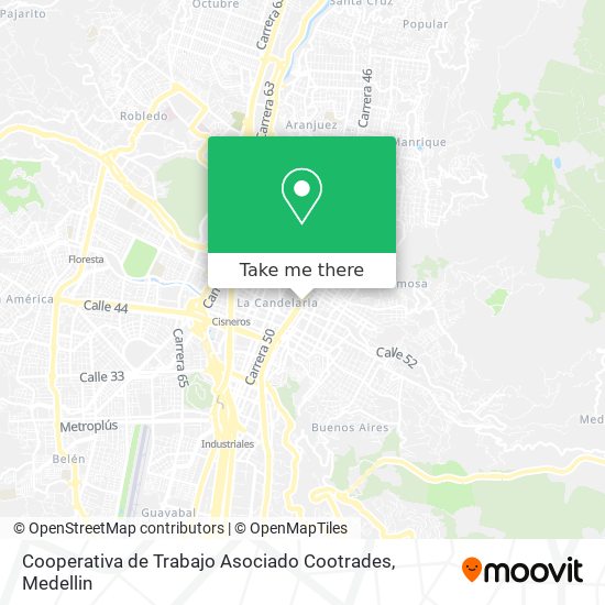 Cooperativa de Trabajo Asociado Cootrades map