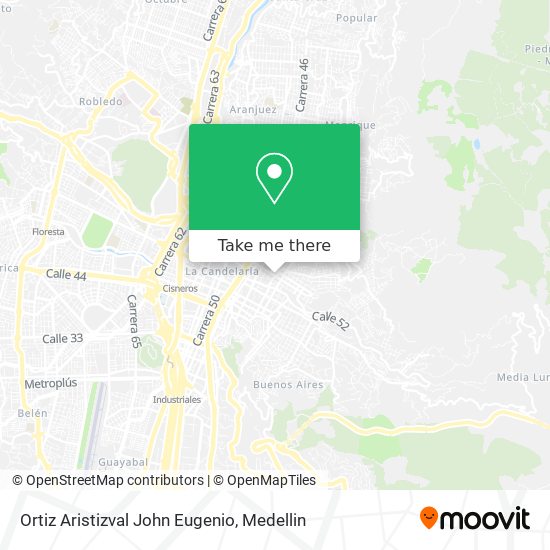 Ortiz Aristizval John Eugenio map