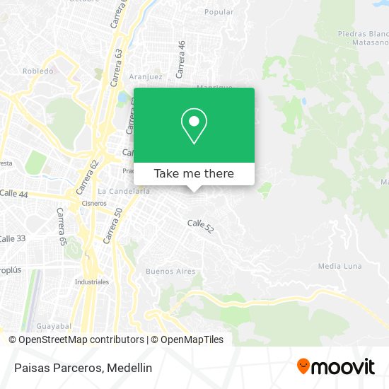Mapa de Paisas Parceros