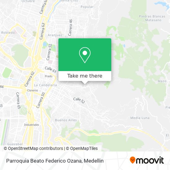 Parroquia Beato Federico Ozana map