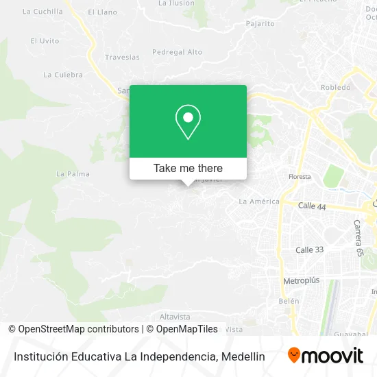 Institución Educativa La Independencia map