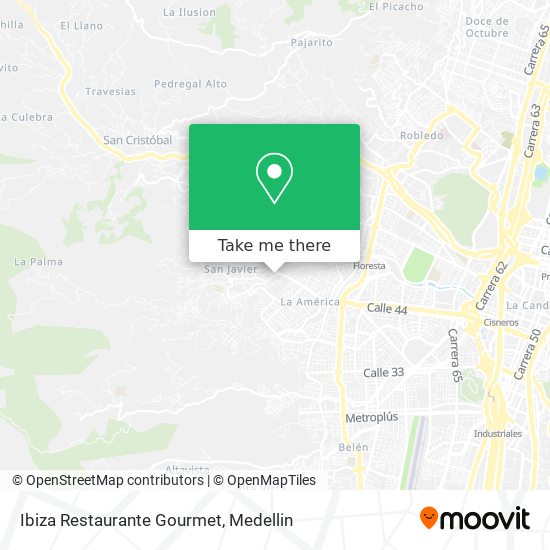 Ibiza Restaurante Gourmet map