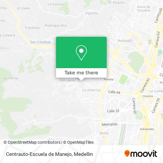 Centrauto-Escuela de Manejo map