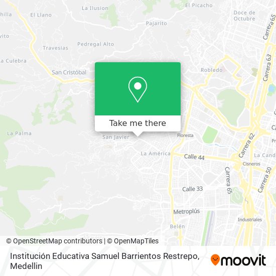 Institución Educativa Samuel Barrientos Restrepo map