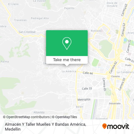 Almacén Y Taller Muelles Y Bandas América map