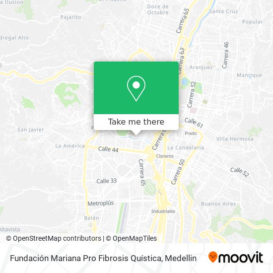 Fundación Mariana Pro Fibrosis Quística map