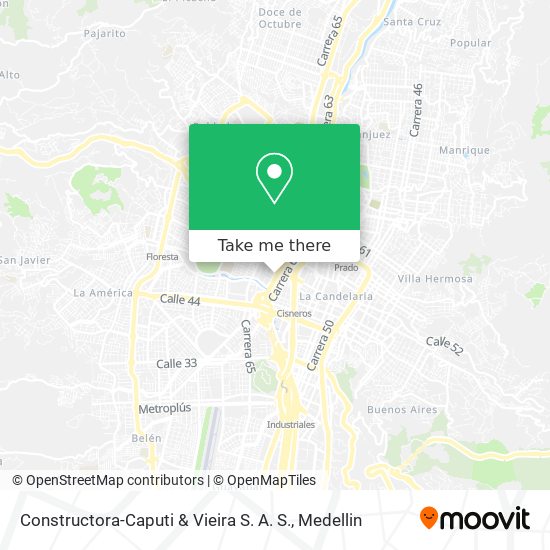Mapa de Constructora-Caputi & Vieira S. A. S.