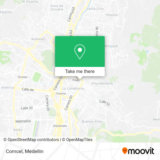 Comcel map